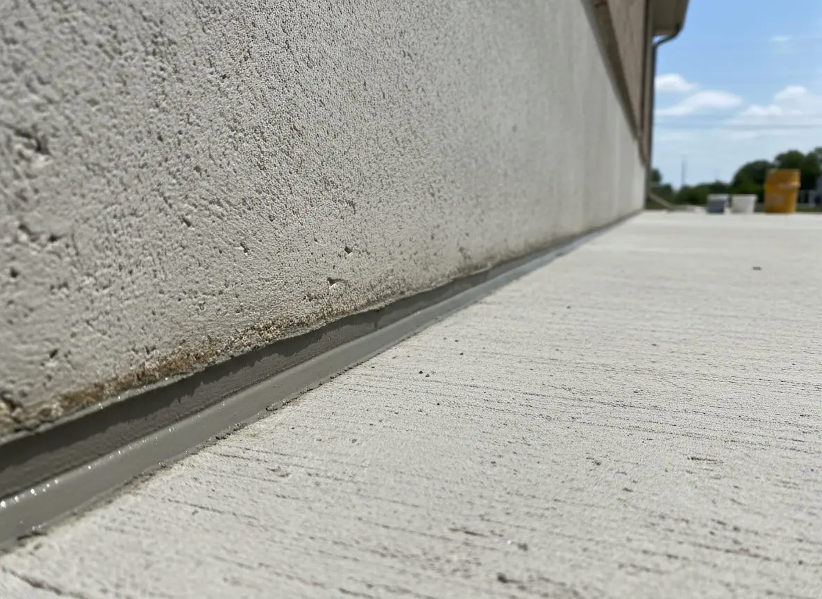 Foundation-adjacent crack repair in Little Rock